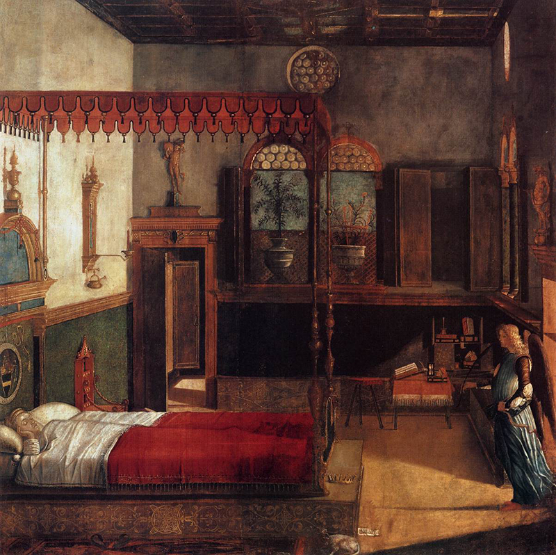 Carpaccio's Dream of St Ursula, 1495.